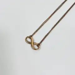 Tiffany ダブルチェーンルベドメタルインフィニティネックレス MBZ181