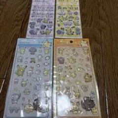 ポケモン 3Dステッカー CANDY BONBON 2枚 ポケピース2枚