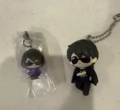 キャラクター デフォルメ ストラップ 2個セット