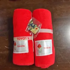 【TOYOTA】東京オリンピック2020記念 フェイスタオル2枚&ピンバッジのサムネイル