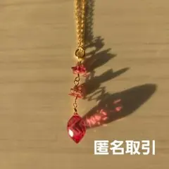 ステンレスゴールド ルベライトカラー クォーツ ピンクトルマリン ネックレス