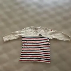 MIKI HOUSE 長袖Tシャツ ボーダー 80cm