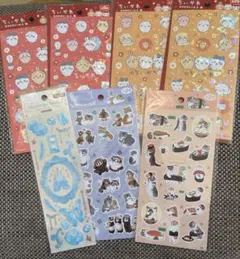 ちいかわ mofusand キラキラシール7枚セット