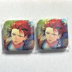 あんスタ　中国　追光缶バッジ 鬼龍紅郎　2点セット