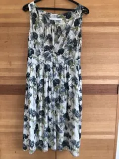 スピックアンドスパン　ワンピース　緑　グリーン　ノースリーブ