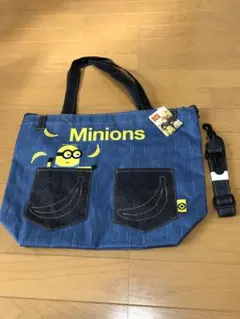 【値下げ】新品　ミニオンズ デニムトートバッグ