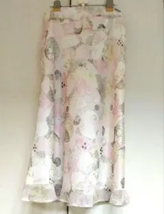 値下げ！自由区 レディース　フレアスカート ピンク系 サイズ40