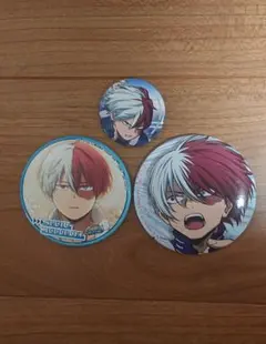 僕のヒーローアカデミア ヒロアカ 轟焦凍 缶バッジ 3個セット