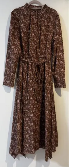 As know As plus＊アズノウアズプラス＊シャツワンピース＊小花柄