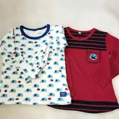 長袖ロンT＆インナーおまとめ２枚セットサイズ120 男の子