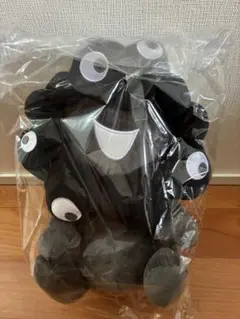ミャクミャクお手玉風ぬいぐるみ　黒Lサイズのサムネイル