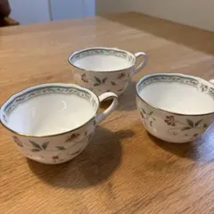Noritake ボーンチャイナ 花更紗 ティーカップのみ　3個セット