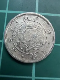 明治二十七年 一圓銀貨 龍図 - メルカリ