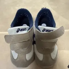 asics ベージュ/ネイビー スニーカー