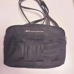 ジル バイ ジルスチュアート ナイロンバゲージ リボンポシェット 黒 ショルダー