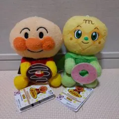 アンパンマン ころふわ ドーナツ大好きぬいぐるみ　Ver.3 2個セット