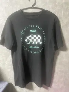 VANS チェッカーTシャツ ブラック Mサイズのサムネイル