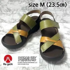 【未使用品】Re:getA×SNOOPY ストラップグミサンダルM 23.5cmのサムネイル