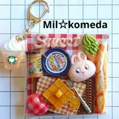 ガチャ詰めポーチ クリアポーチ キーホルダー ミニチュア キャンディ