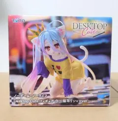 Desktop Cute　白　猫耳Tシャツver.