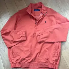 POLO GOLF RALPH LAUREN ハーフジップ L オレンジ