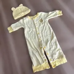 プーさんロンパース&帽子セット 60～70