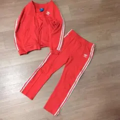 アディダス　adidas ジャージ　セットアップ　3本ライン　キッズ