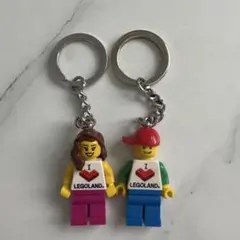 LEGOLAND レゴランド ミニフィグ キーホルダー ペア