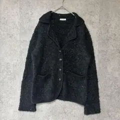 上品キレイめ✨エルミダ ニットカーディガン ジャケット スパンコール ブラックのサムネイル