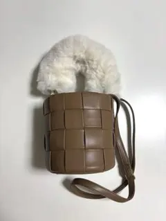 未使用ダイアナヘビ柄トートバッグショルダーストラップ付ハンドバッグ