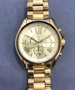MICHAEL KORS ゴールド クロノグラフ 腕時計 動作未確認のサムネイル