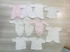 早い者勝ち！新生児肌着セット まとめ売り 10点　女の子