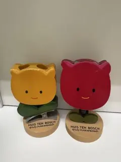 HUIS TEN BOSCH 木製花置物セット ペン立て メモスタンド - メルカリ