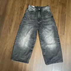 H&M SUPER BAGGY 29/30 ダークグレー