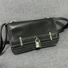 AZULbymoussy アズール ウォレット付きショルダーバッグ 黒