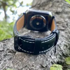 アップルウォッチレザー本革ベルト　Apple Watch レザーバンド　46mm