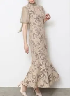 Lagunamoon 　ジャガードワンピース Sサイズ　フォーマルドレス