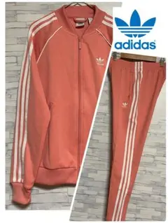 adidas アディダス　オリジナルス　ピンクジャージ　セットアップ