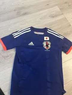 adidas レア！日本代表 サッカーシャツ 青サイズ160