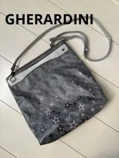 GHERARDINI ゲラルディーニ 2WAYショルダー バッグ 星柄 グレー - メルカリ