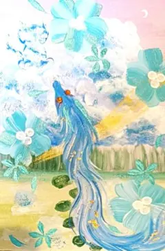 ❀純粋なる白龍様❀flowerヒーリング 開運絵画 ❀天使のヒーリング 白龍様 純粋 陽 上昇❀ - メルカリ