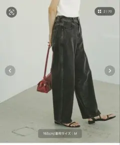 グローバルワーク　GOODデニムバギーパンツ