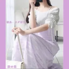 mily biletニットドッキングワンピース