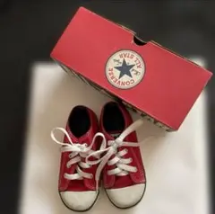 レア⭐︎USA製 コンバース オールスター LOW レッド 17.0cm 90年代