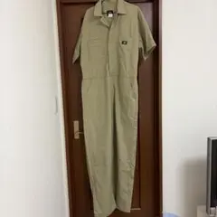 Dickies オーバーオール L カーキ
