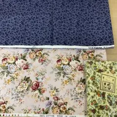 コットン　生地 花柄 小花柄 075 長さあり