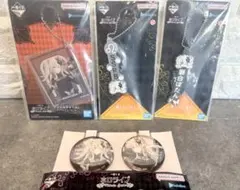 【新品】ホロライブ一番くじ　獅白ぼたんアクリルチャーム　缶バッジ