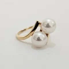 ♡美品♡ミキモト♡アコヤベビー ルビー リング k18 トワエモア(貴方と 