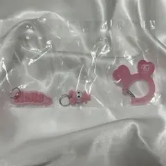 TWICE LOVELYS アクリルカラビナフロッキーマスコット モモ モブリー