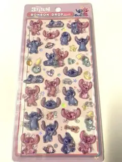 正規品　ボンボンドロップシール　スティッチ&エンジェル　ディズニー